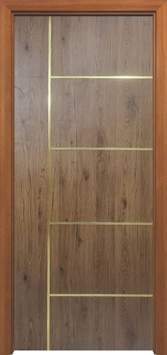 Laminate Gold Patti Doors