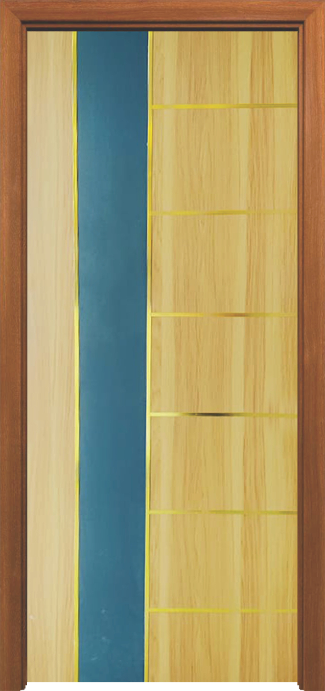 Laminate Gold Patti Doors